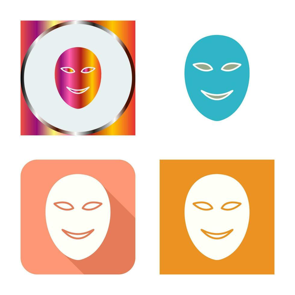 Ancient Face Mask Vector Icon