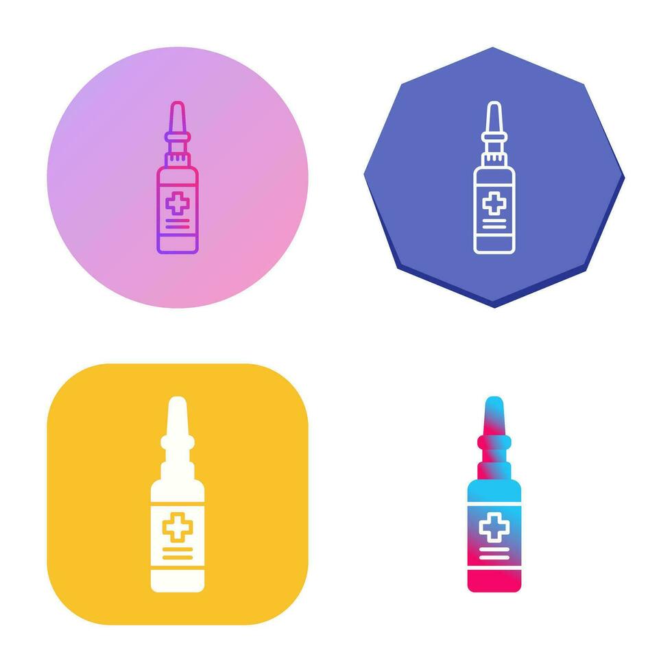 Nasal Spray Vector Icon