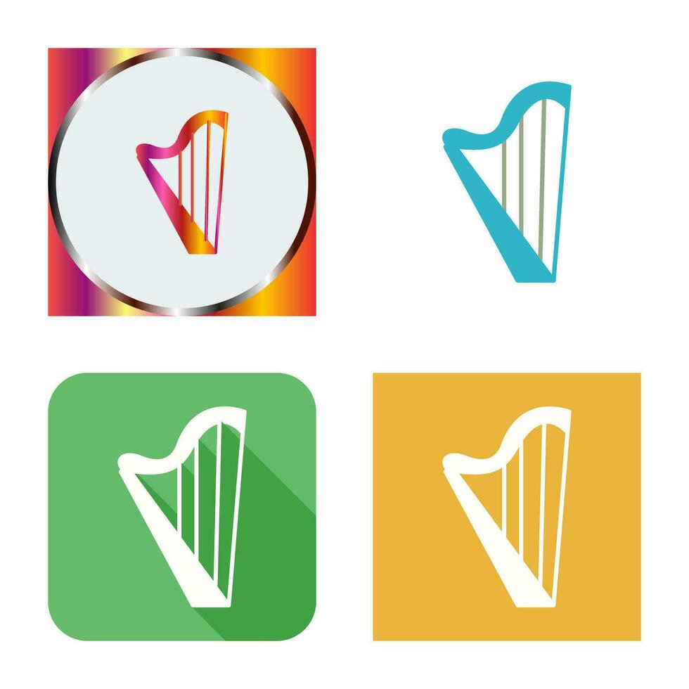 Harp Vector Icon