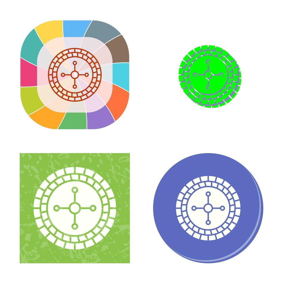 icono de vector de ruleta