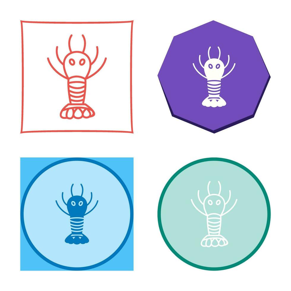 Lobster Vector Icon