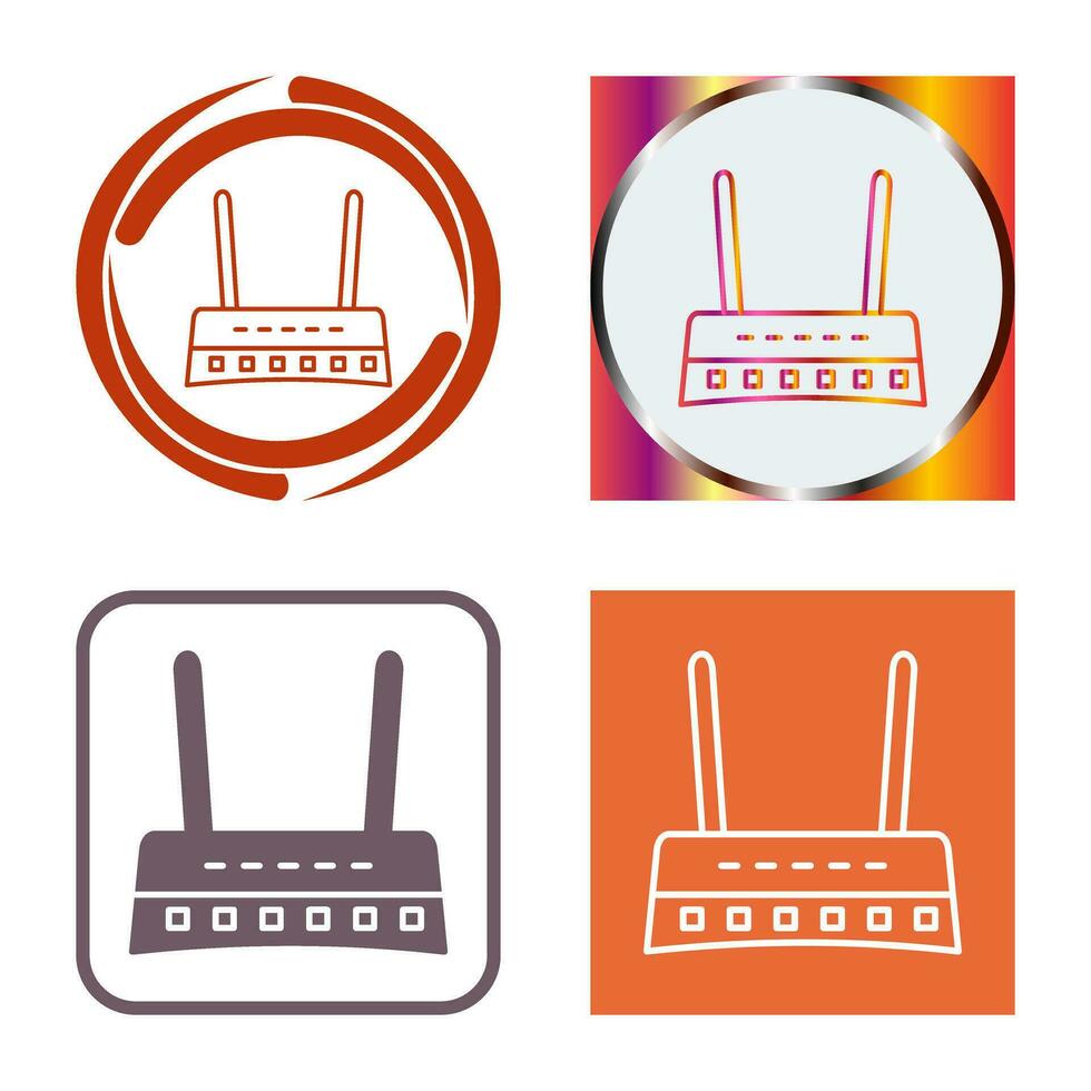 Router Vector Icon