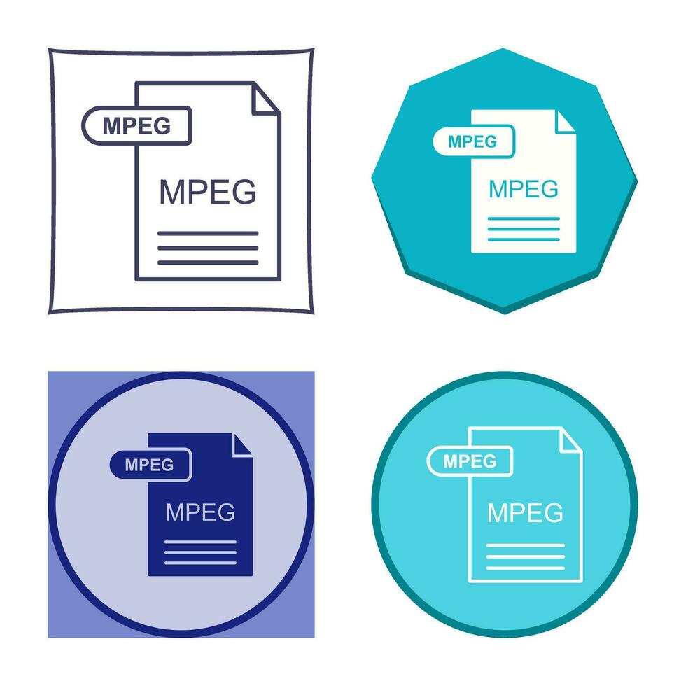 MPEG Vector Icon