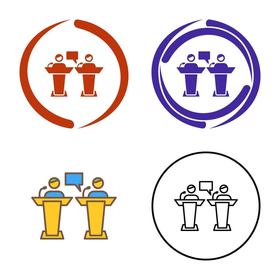 Debate Vector Icon