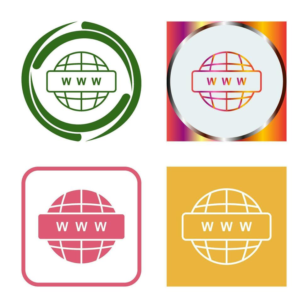 World Wide Web Vector Icon