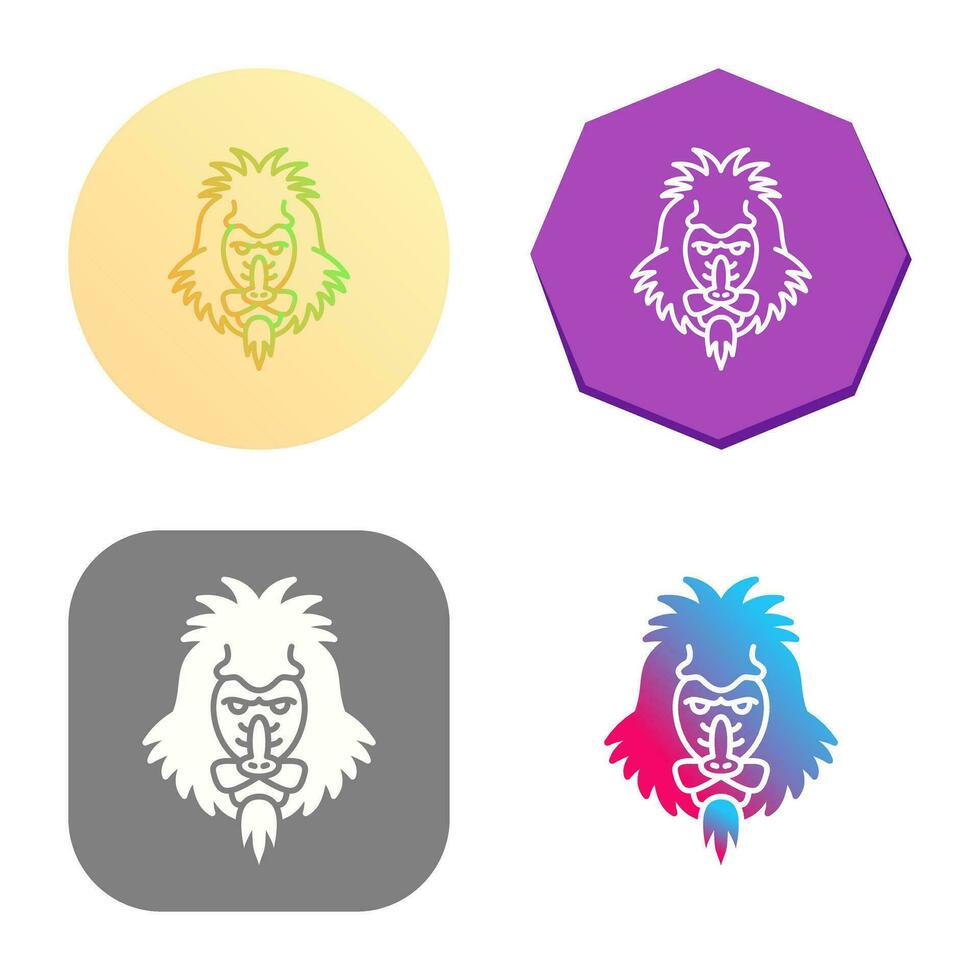 Mandrill Vector Icon