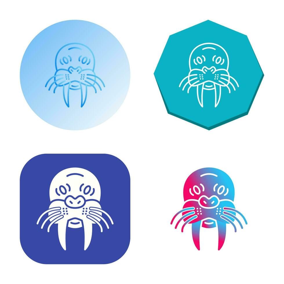 Walrus Vector Icon