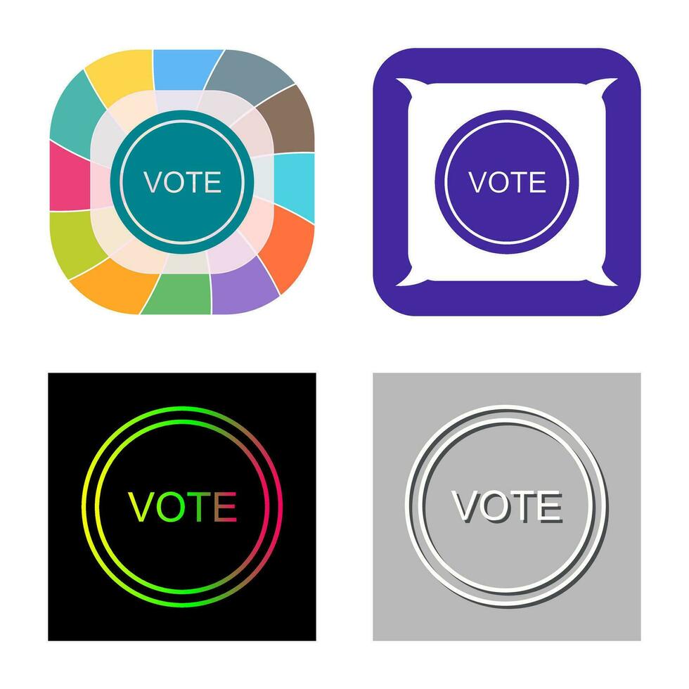 Vote Link Vector Icon