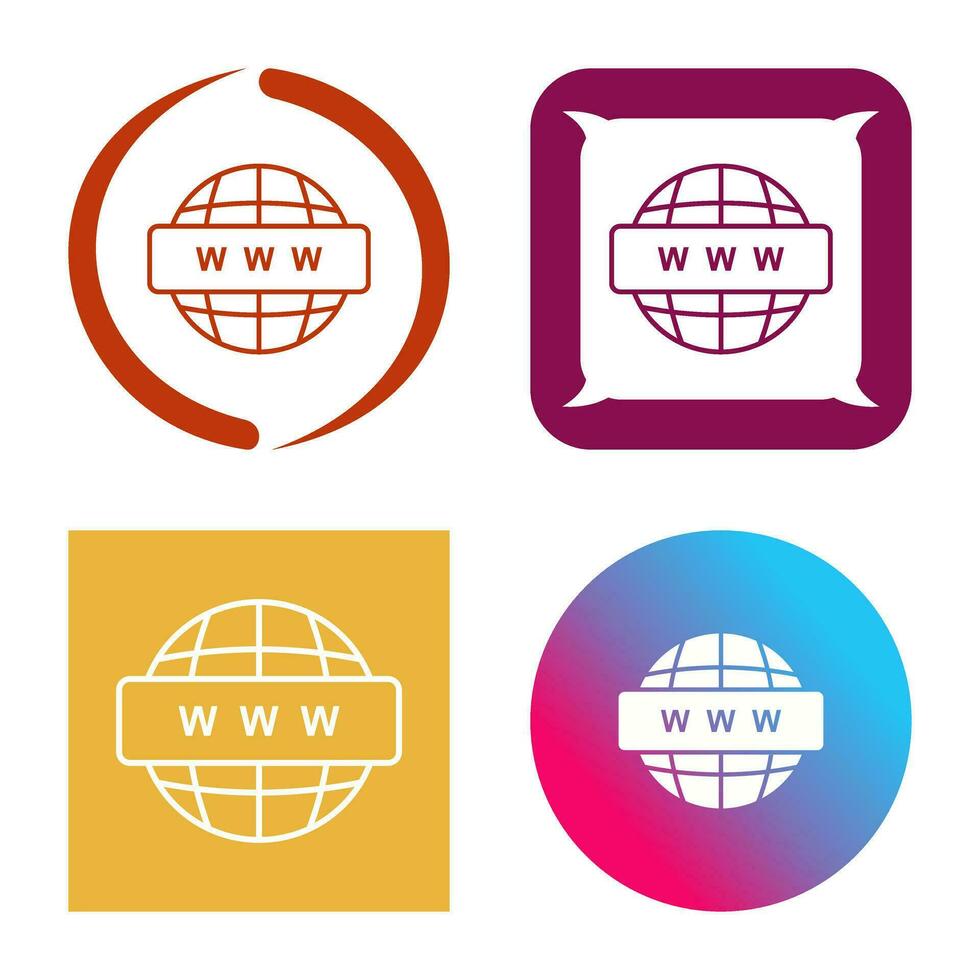 World Wide Web Vector Icon