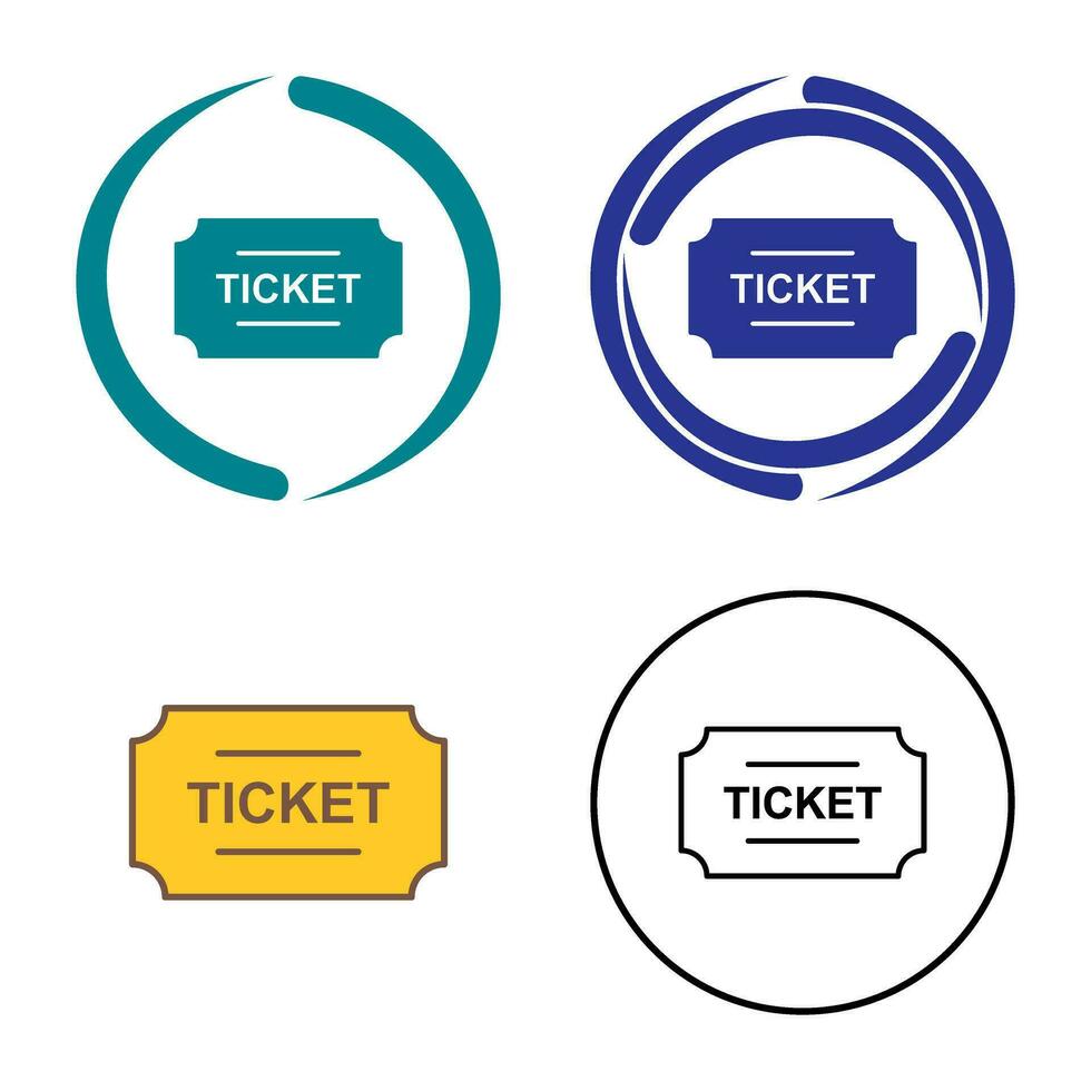 Tickets Vector Icon