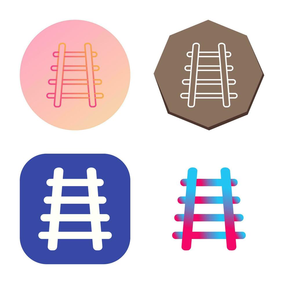 Train Tracks Vector Icon