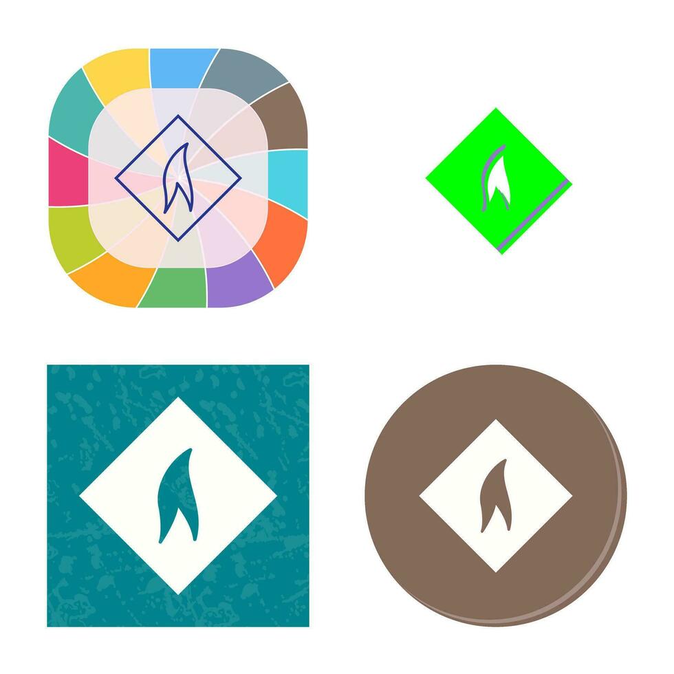 Flammable Material Vector Icon