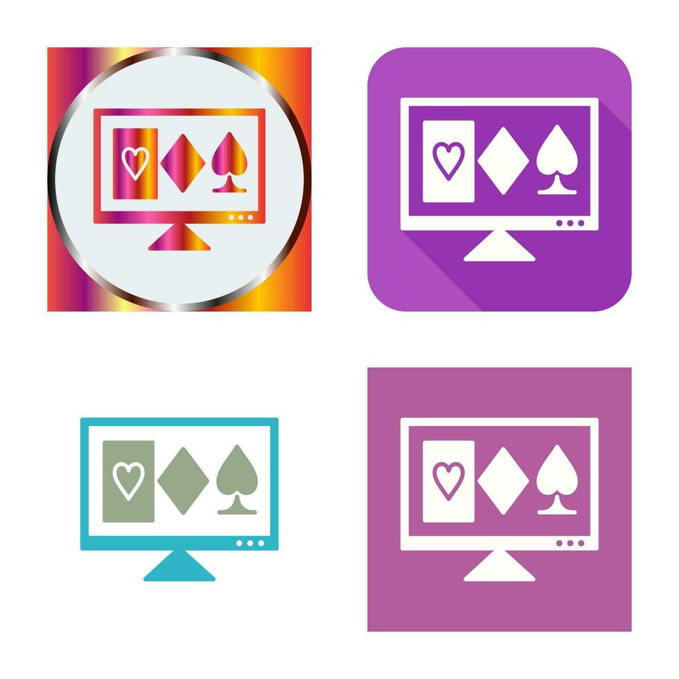 Online Gambling Vector Icon