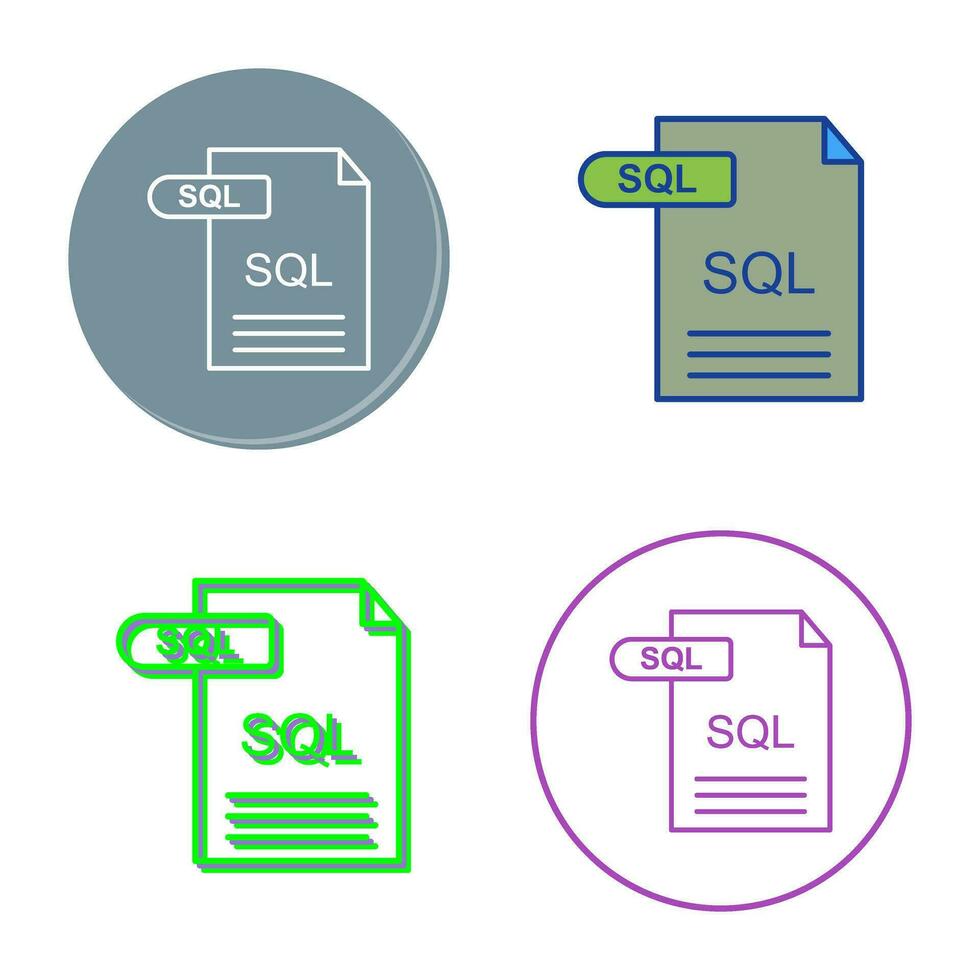 SQL Vector Icon 34158089 Vector Art at Vecteezy