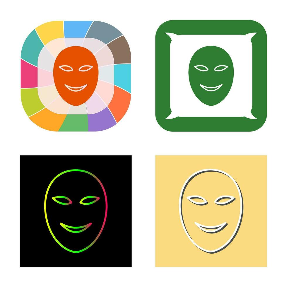 Ancient Face Mask Vector Icon