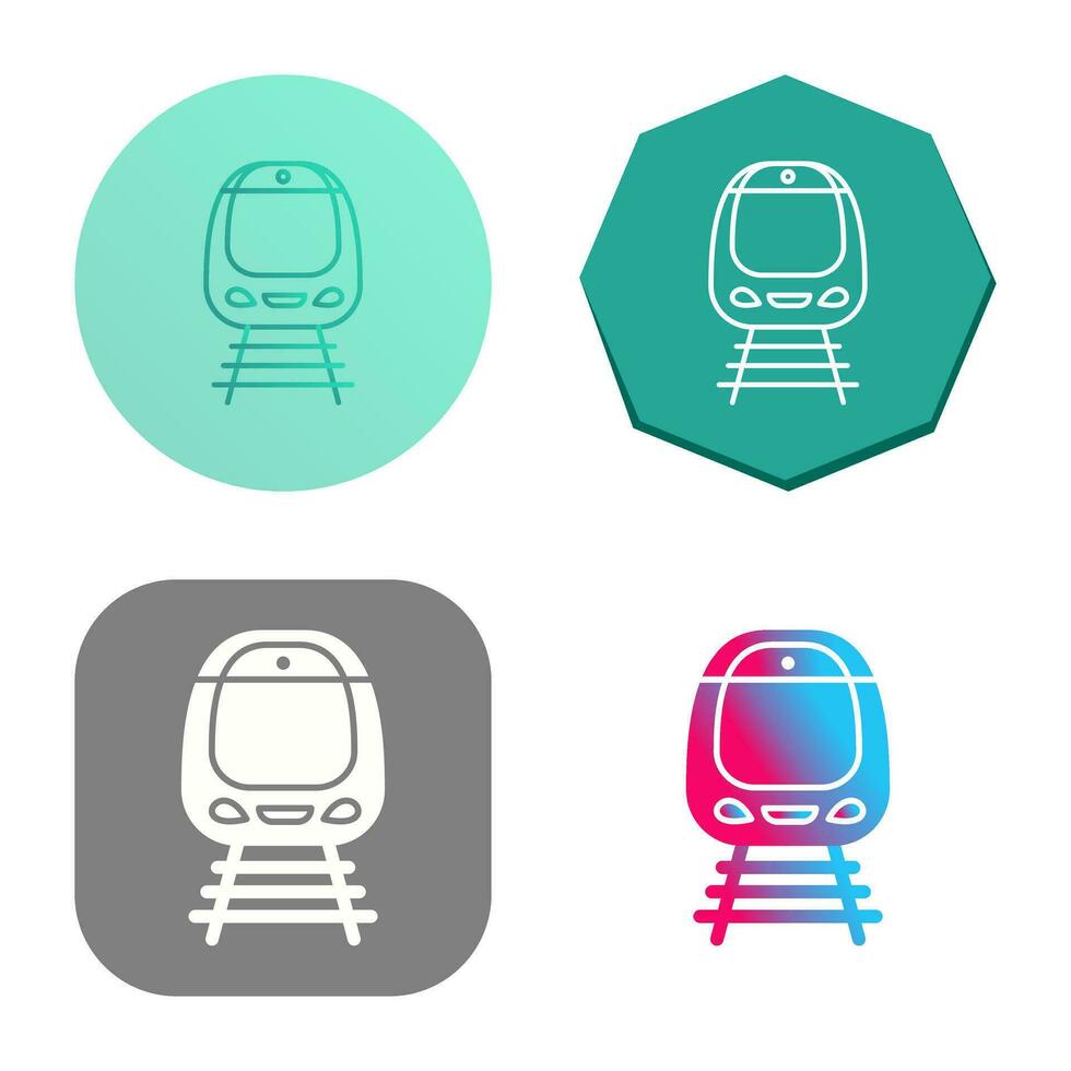 icono de vector de tren