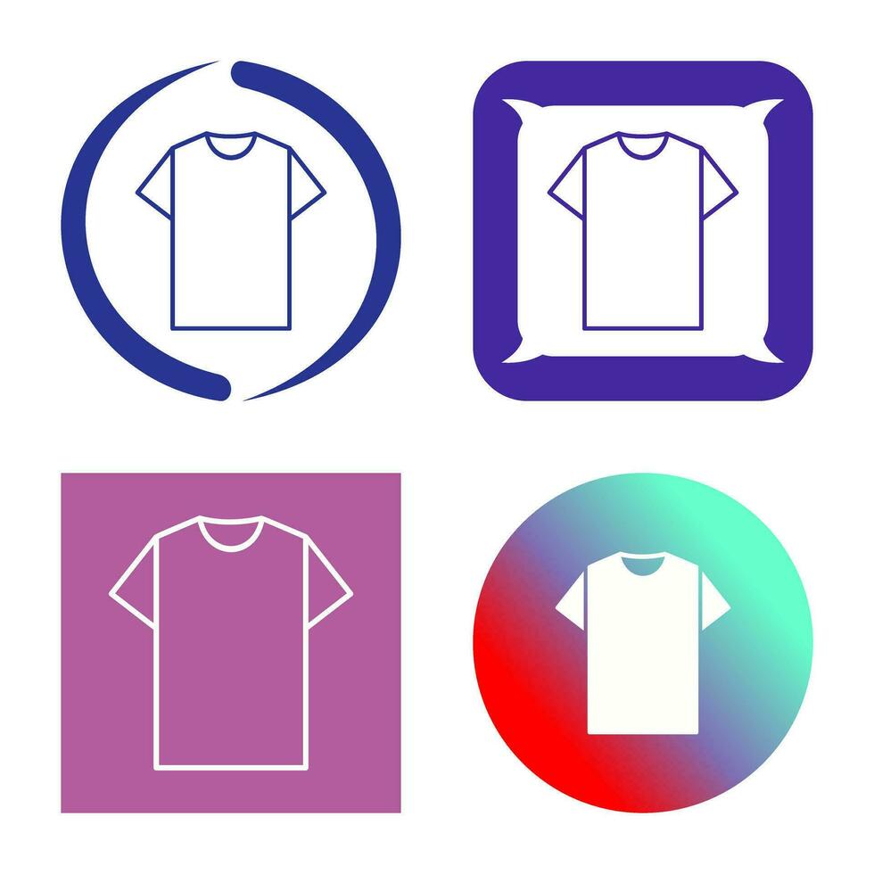 Plain T Shirt Vector Icon