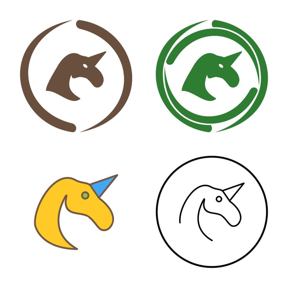 Unicorn Vector Icon