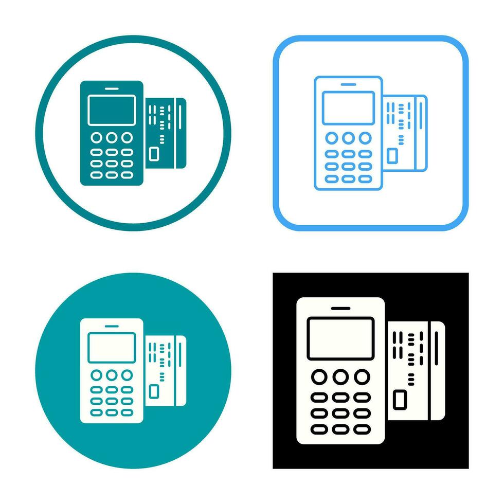 Card Machine Vector Icon