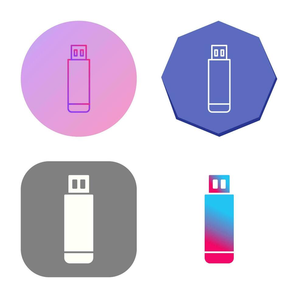 USB Drive Vector Icon