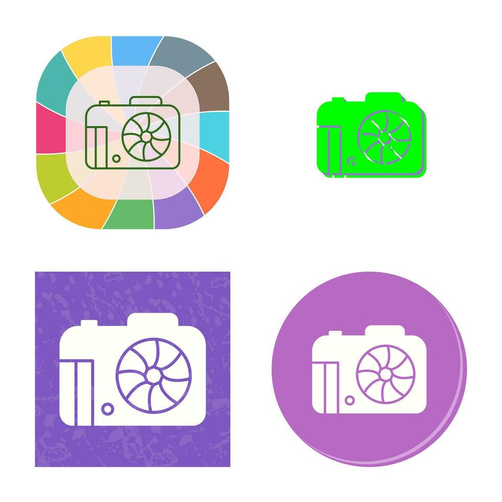 Unique Camera Vector Icon