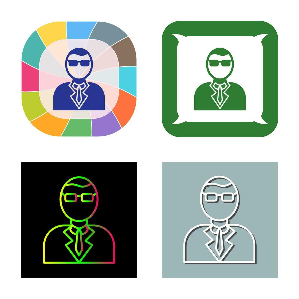 Casino Manager Vector Icon