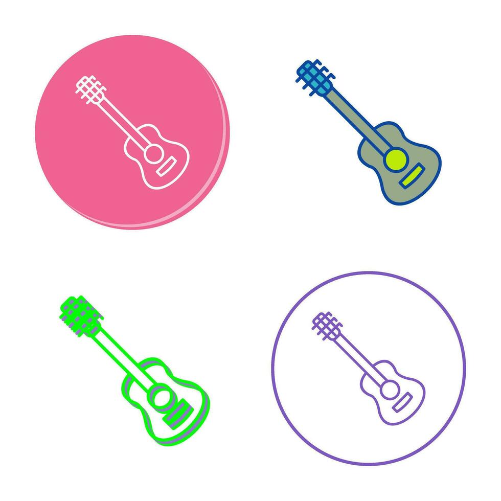 icono de vector de guitarra