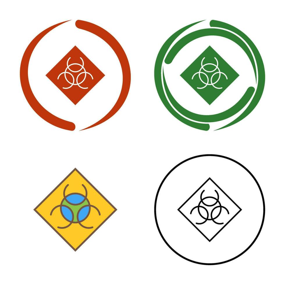 Biological Hazard Vector Icon