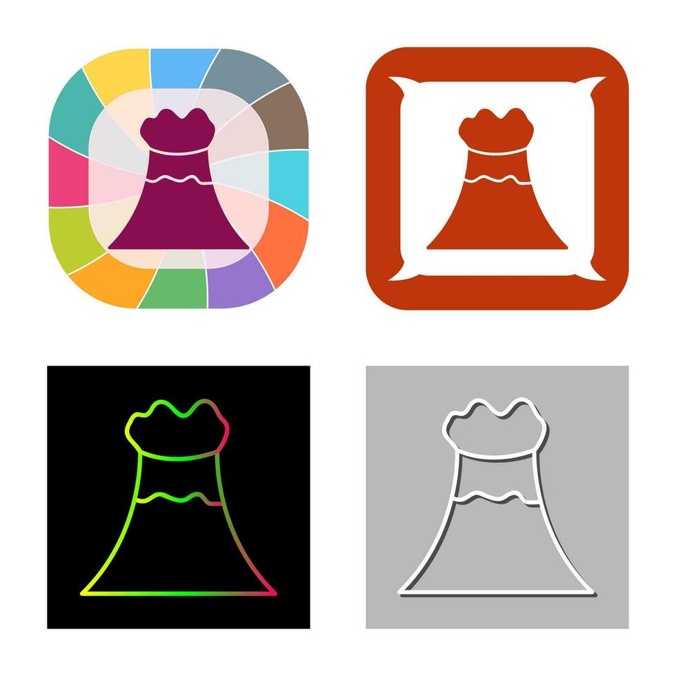 Volcano Vector Icon