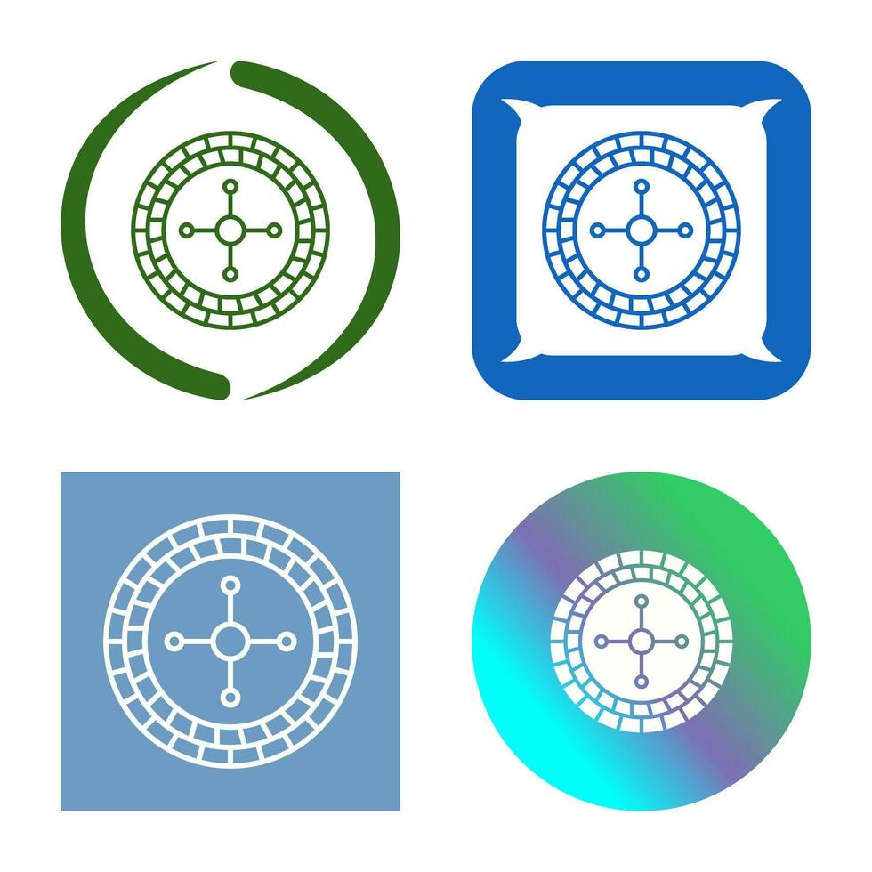 Roulette Vector Icon