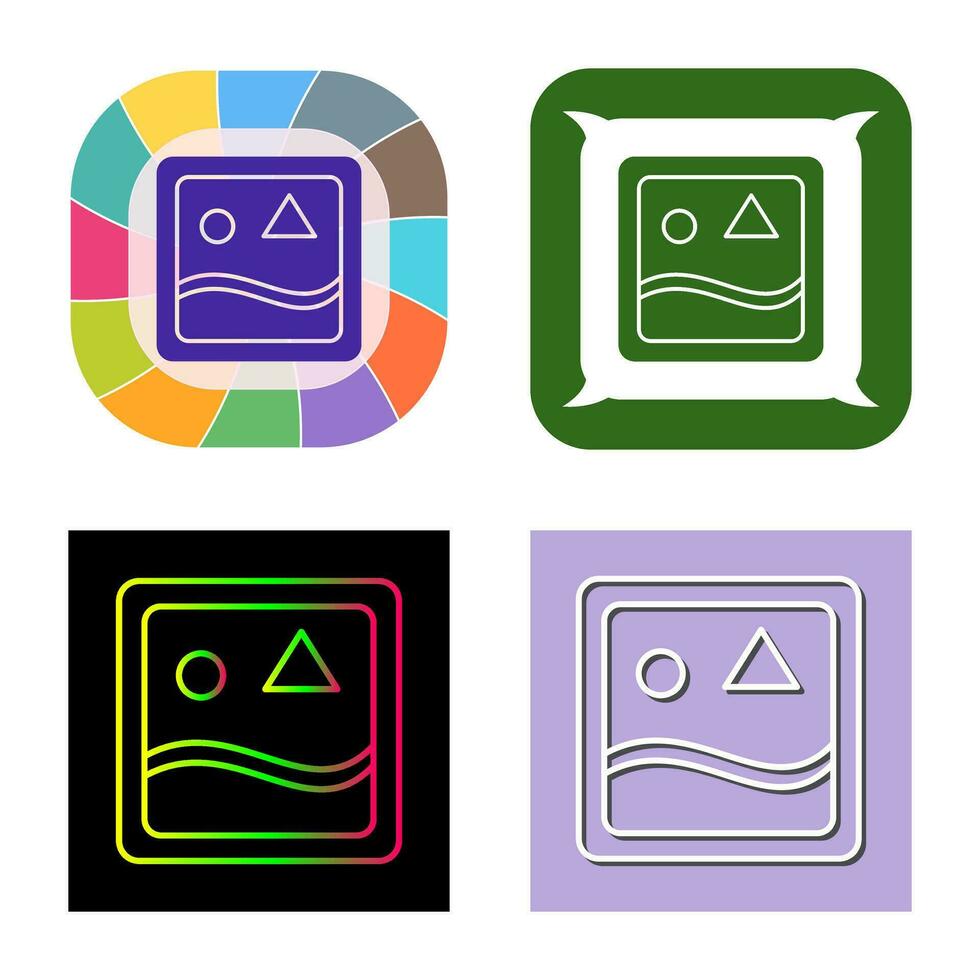 Unique Images Vector Icon