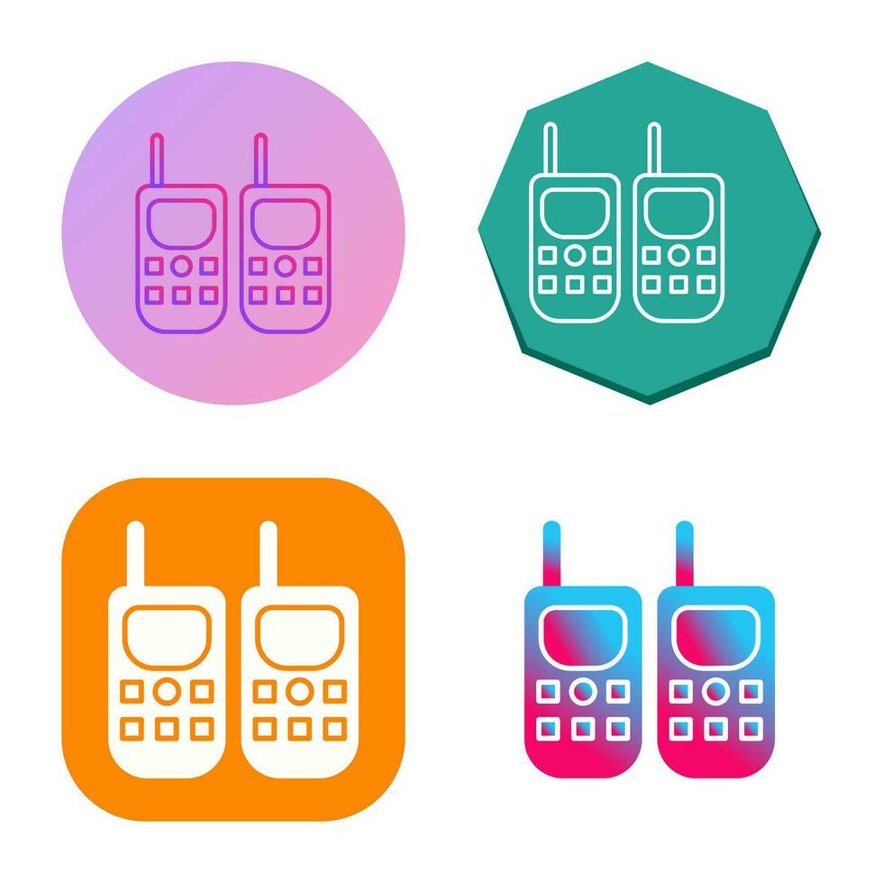 Walkie Talkie Vector Icon