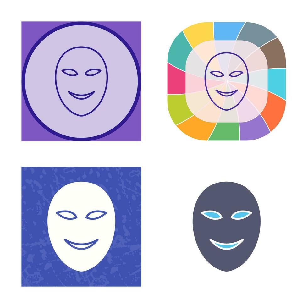 Ancient Face Mask Vector Icon