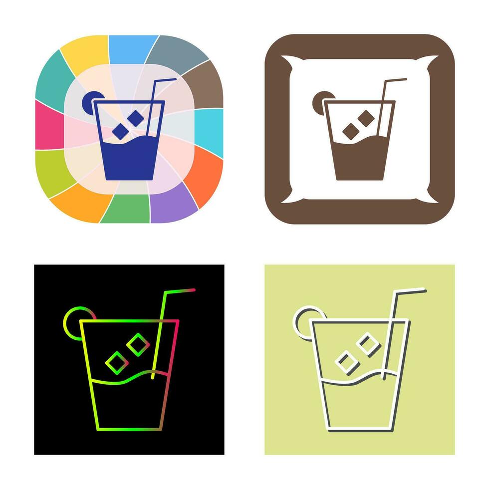 Unique Whiskey Sour Vector Icon