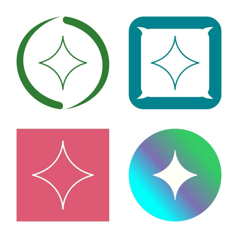 Unique Diamond Vector Icon