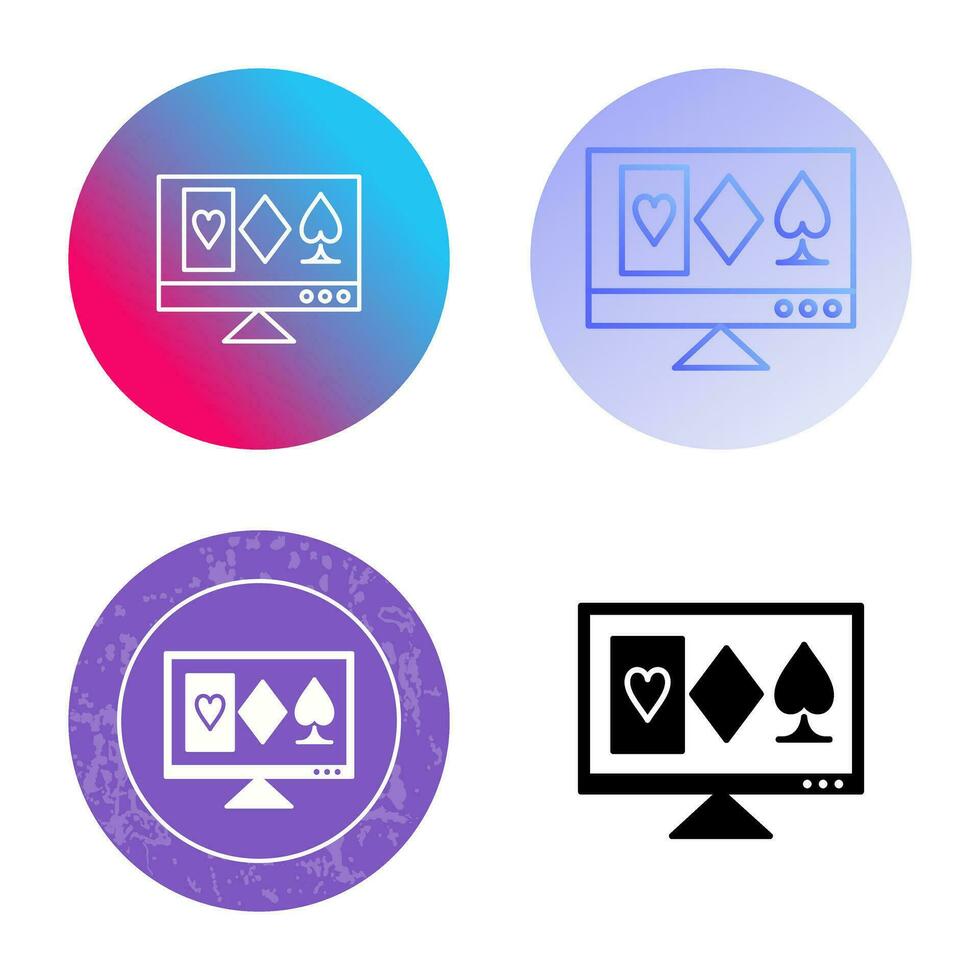 Online Gambling Vector Icon