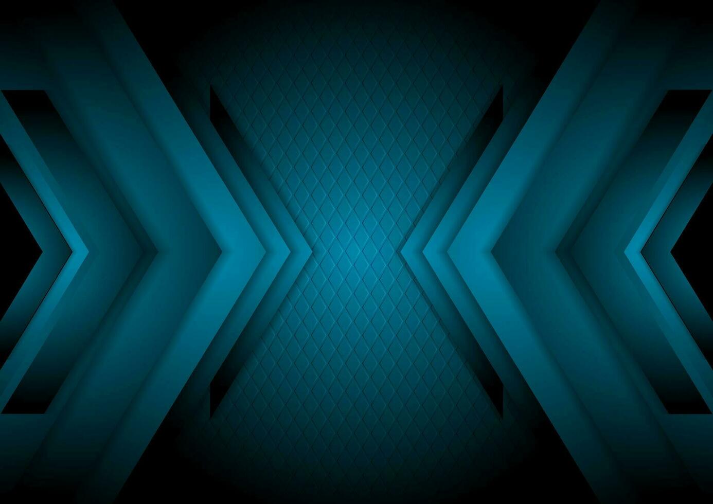 Technology abstract dark blue background with arrows vector