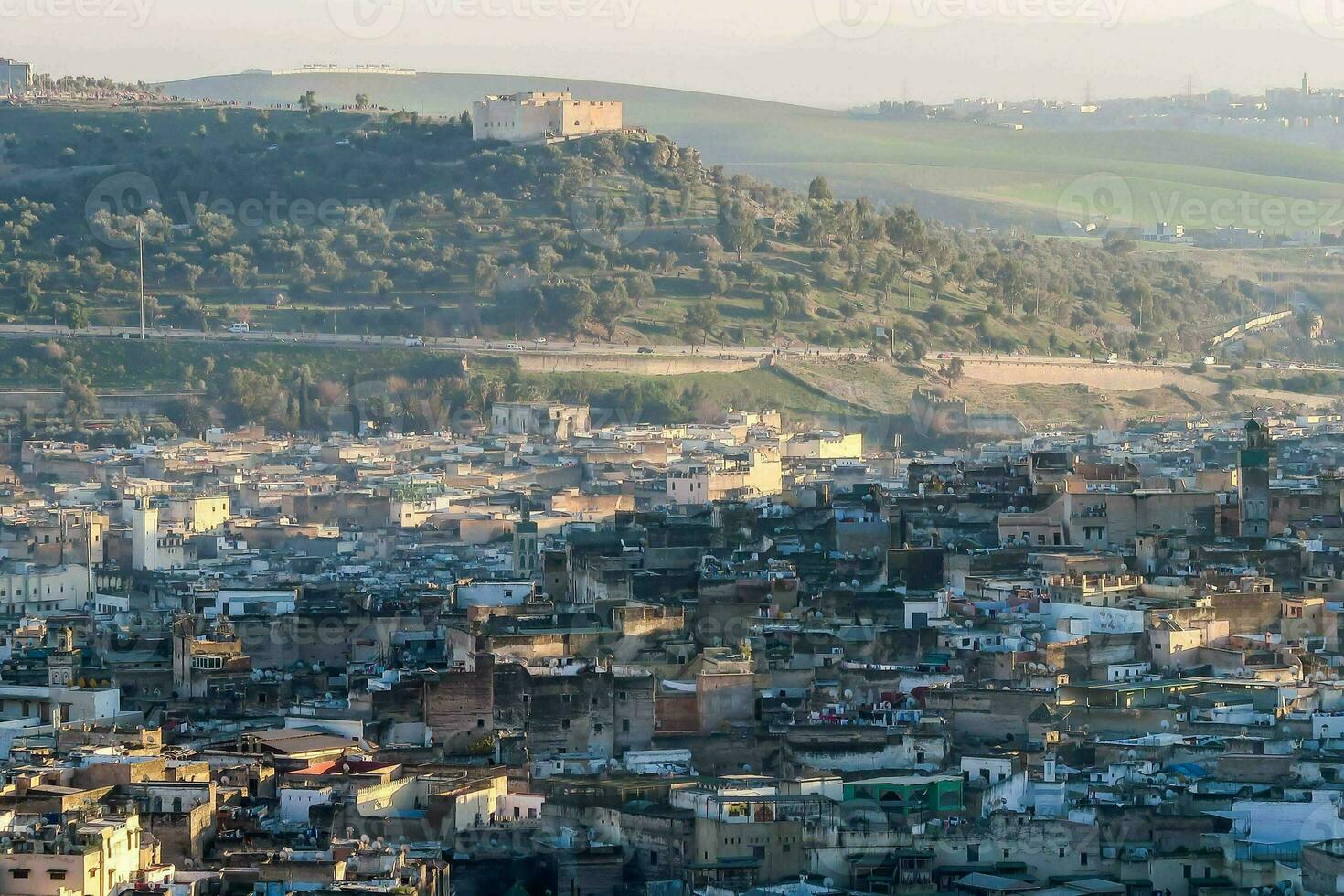 Aerial city view photo