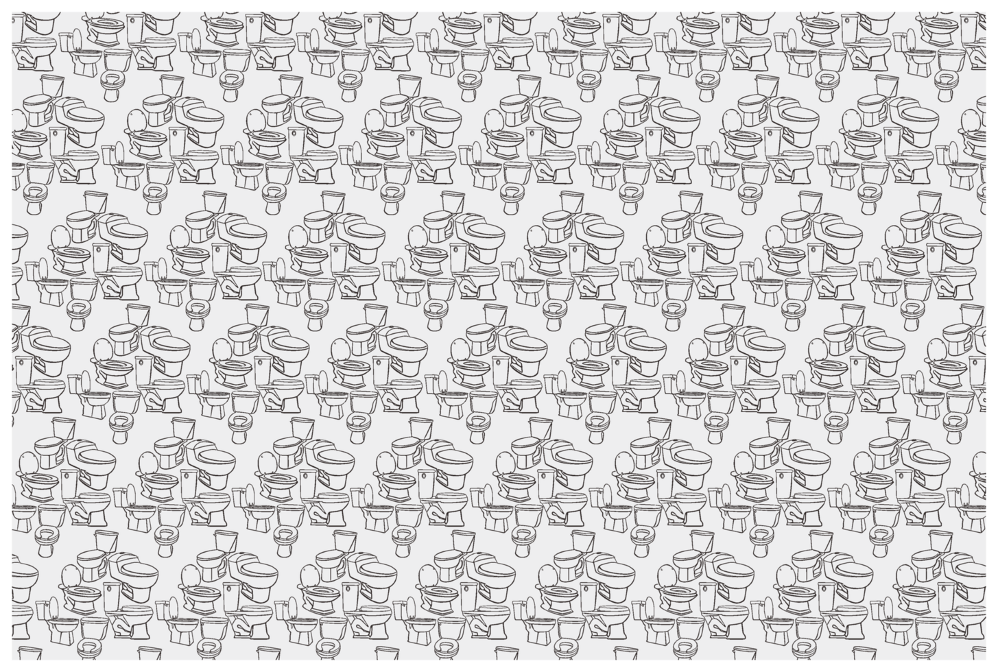 Toilet Line Art Pattern Background png