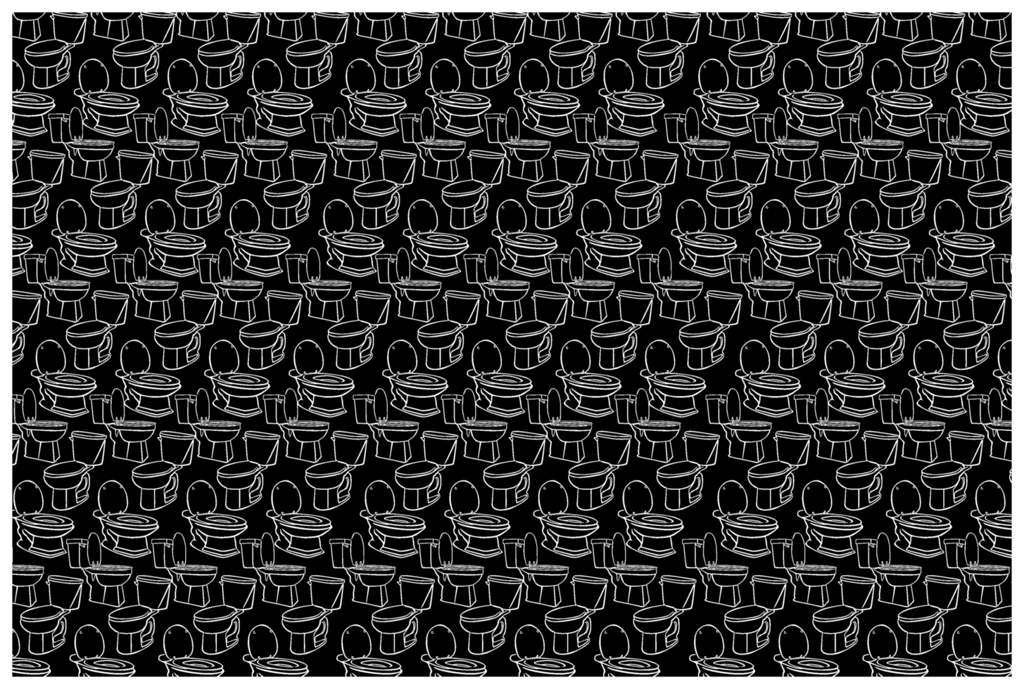 Toilet Line Art Pattern Background png