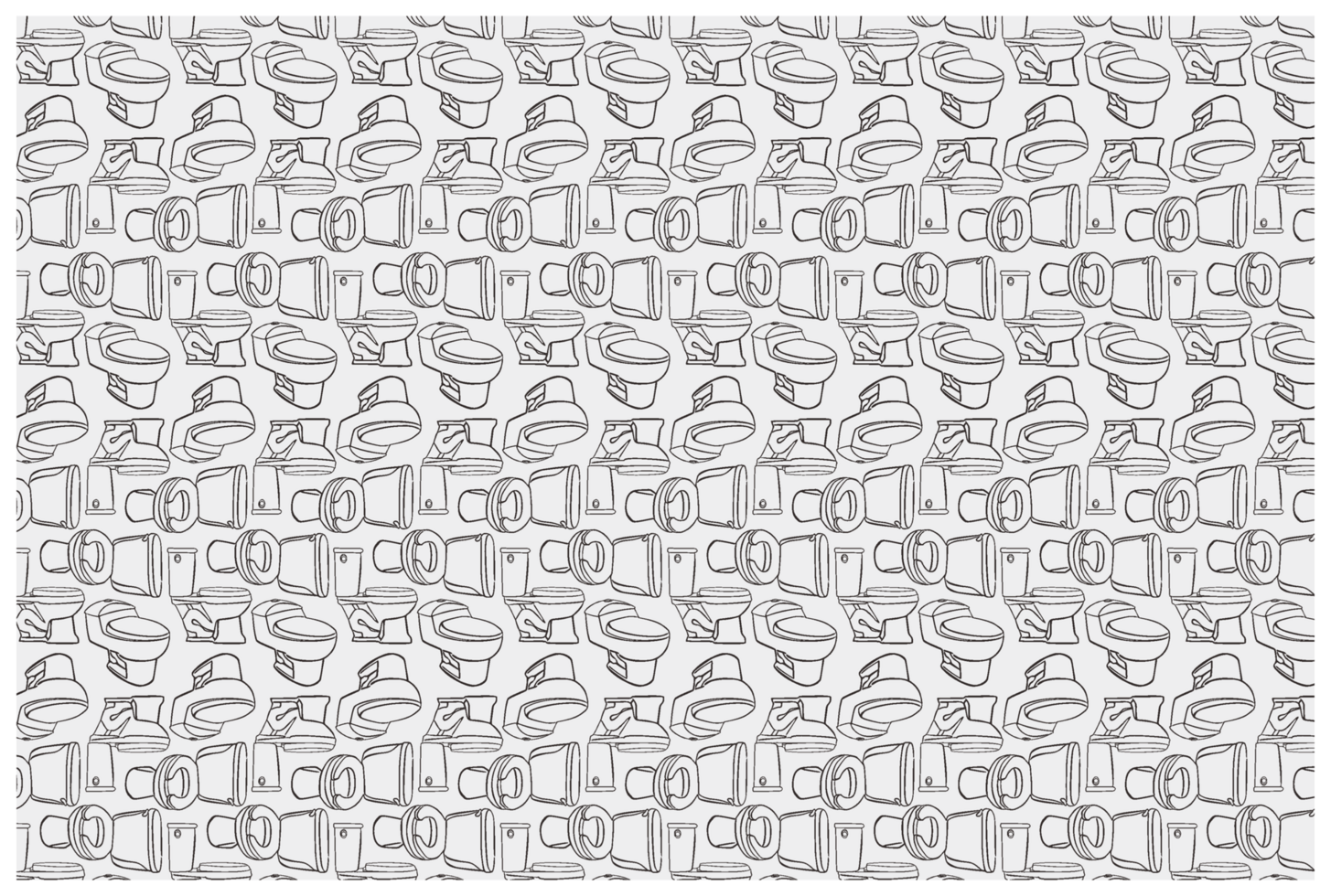 Toilet Line Art Pattern Background png