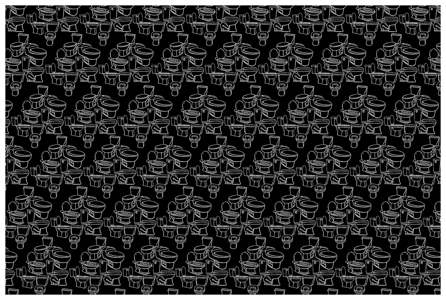 Toilet Line Art Pattern Background png