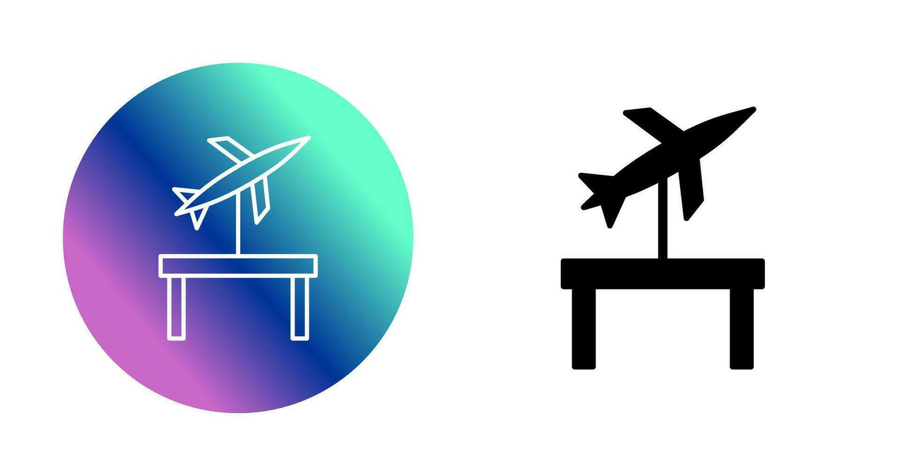 Jet Exhibit Vector Icon