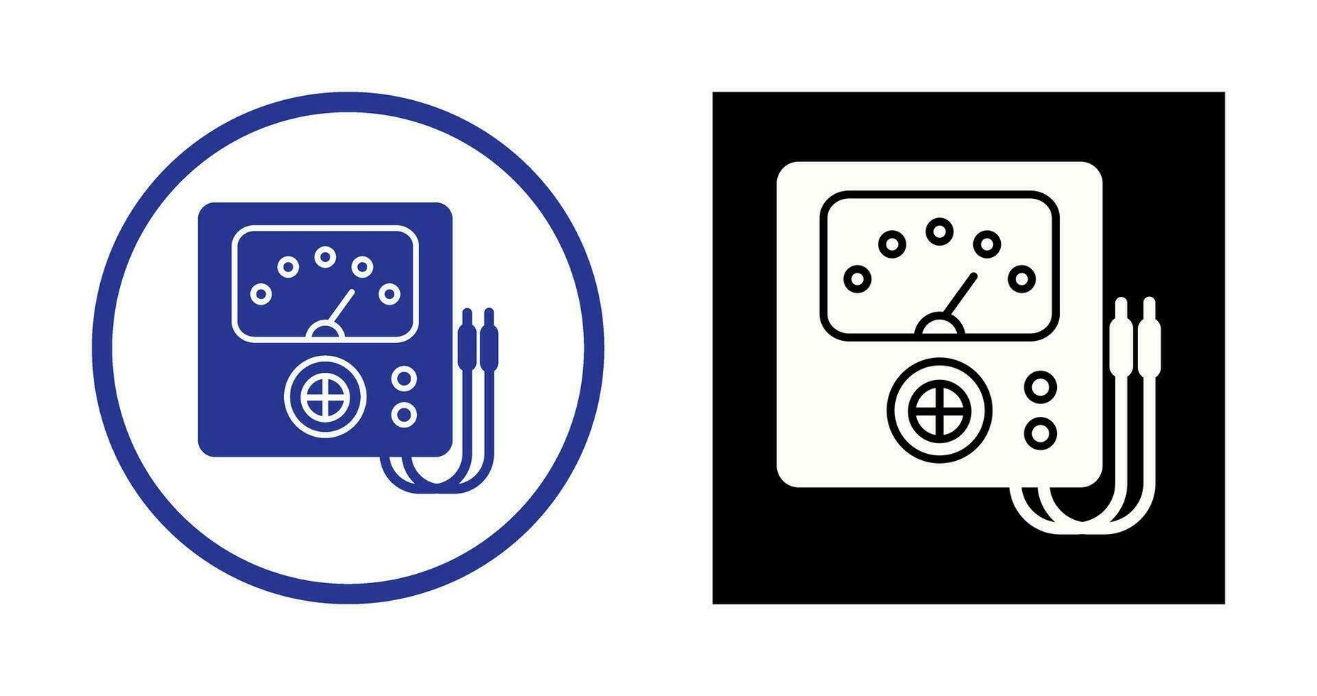 Voltmeter Vector Icon