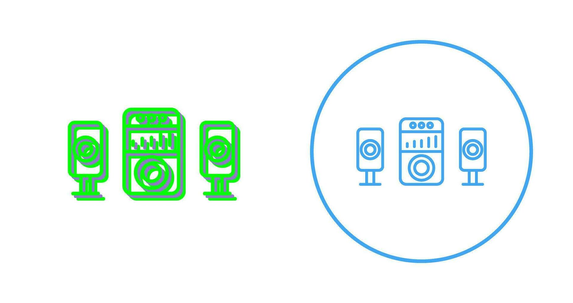 Sound System Vector Icon