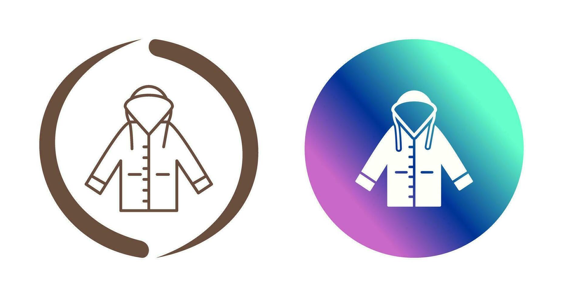 Raincoat Vector Icon