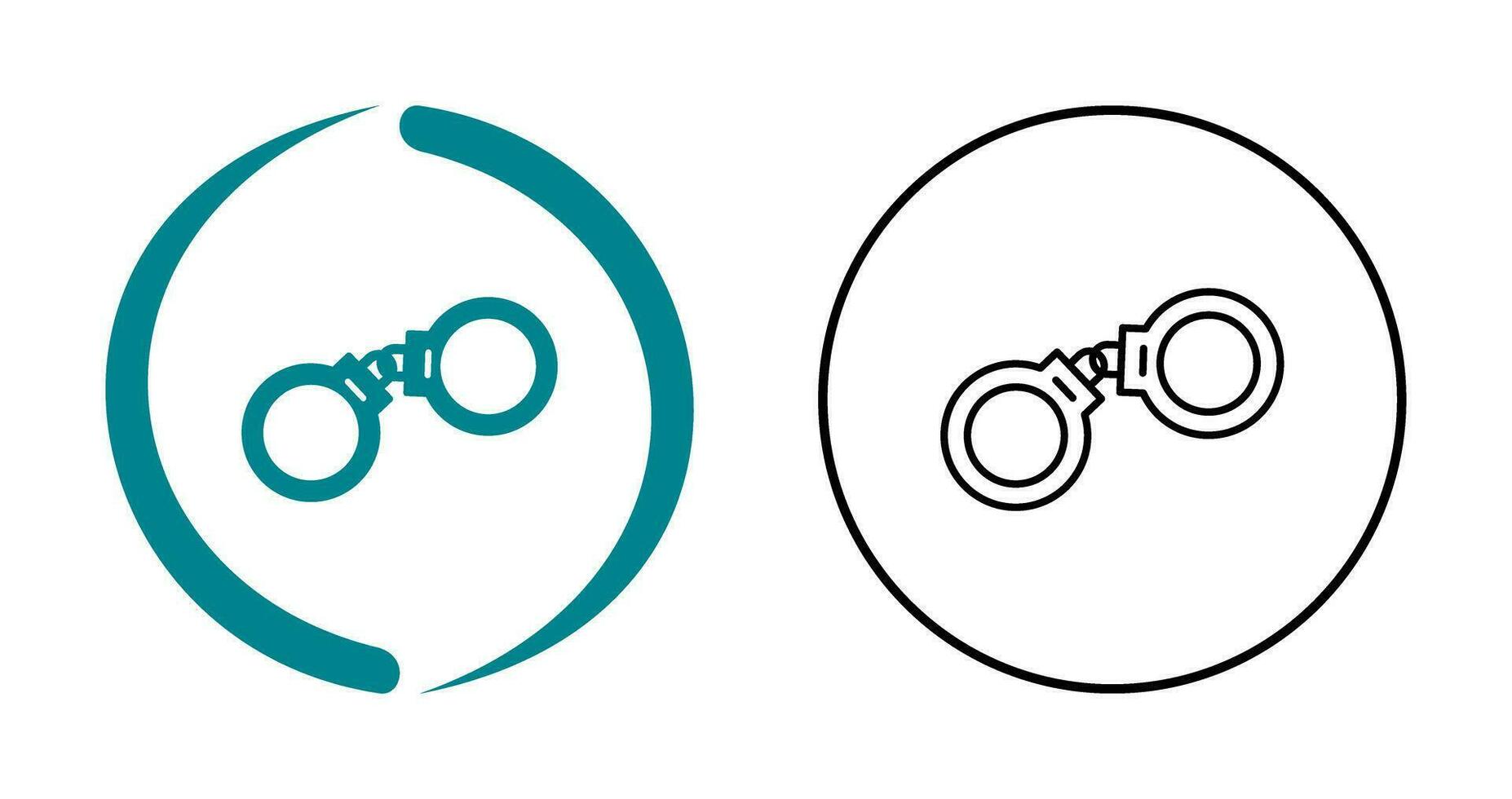 Handcuffs Vector Icon