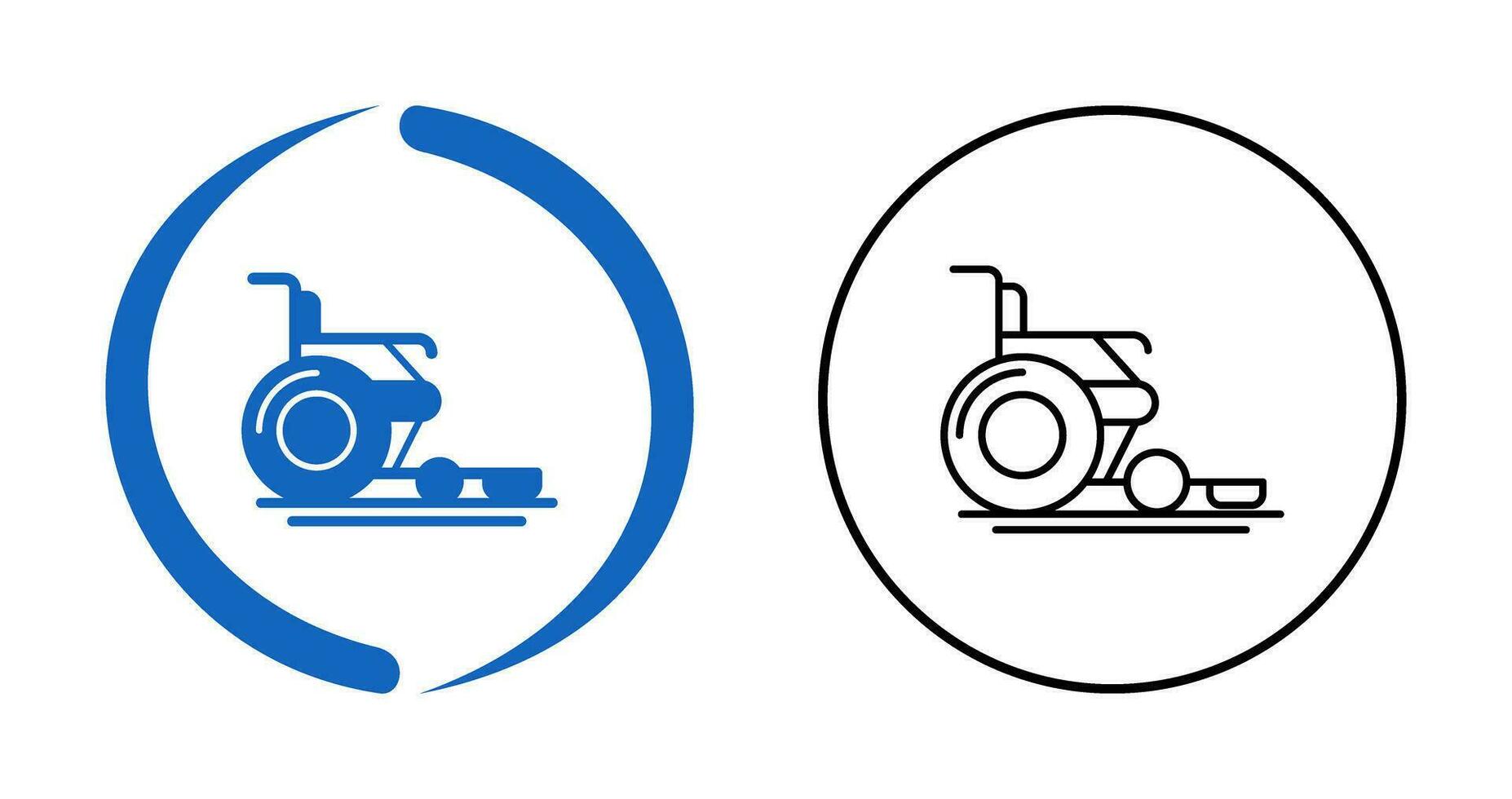 Wheel Chair Vector Icon