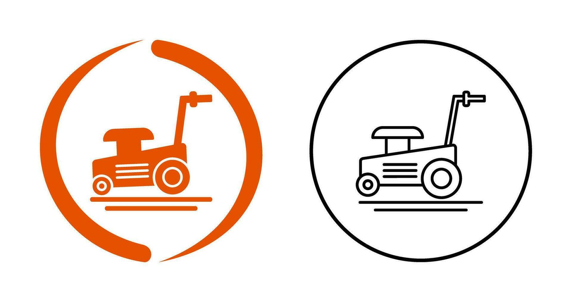 Lawn Mower Vector Icon