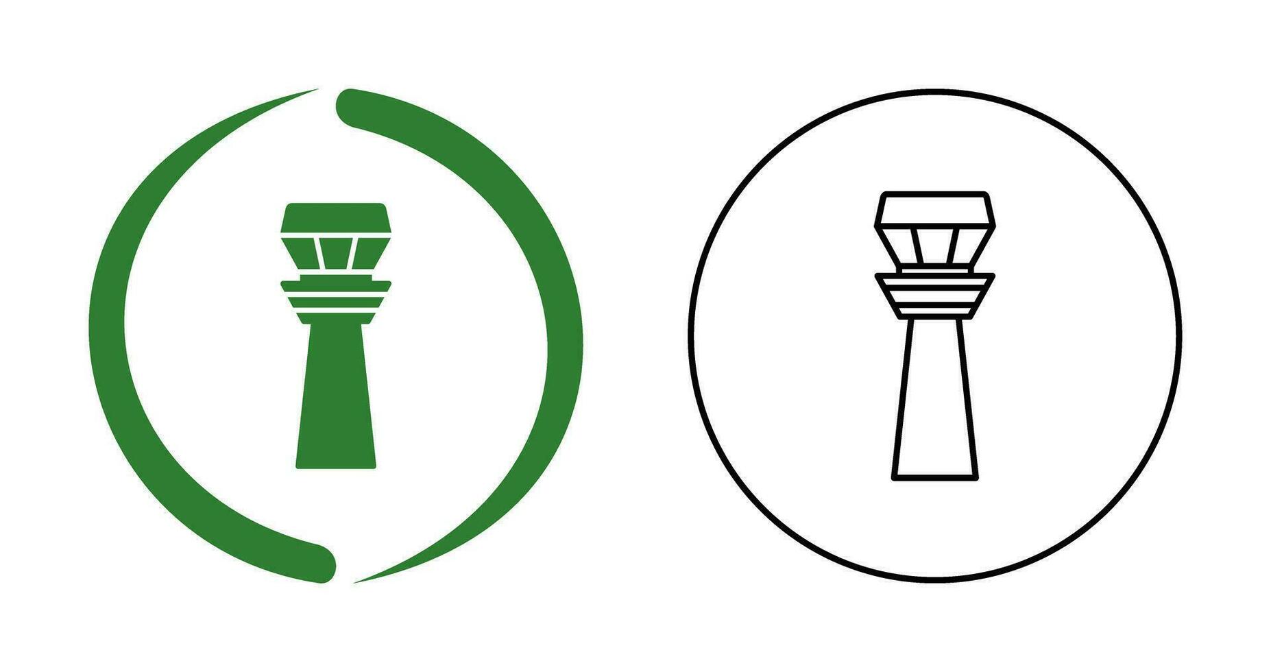 Control Tower Vector Icon